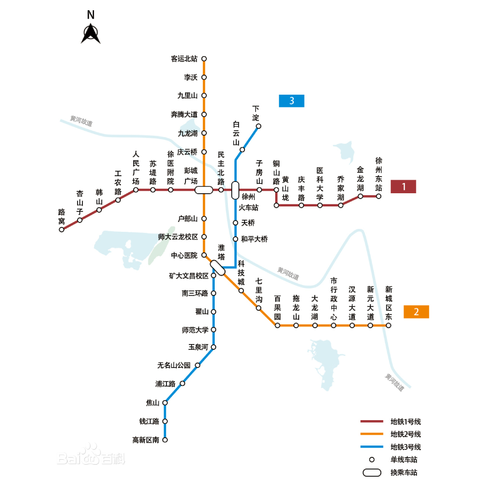 徐州地铁线路图