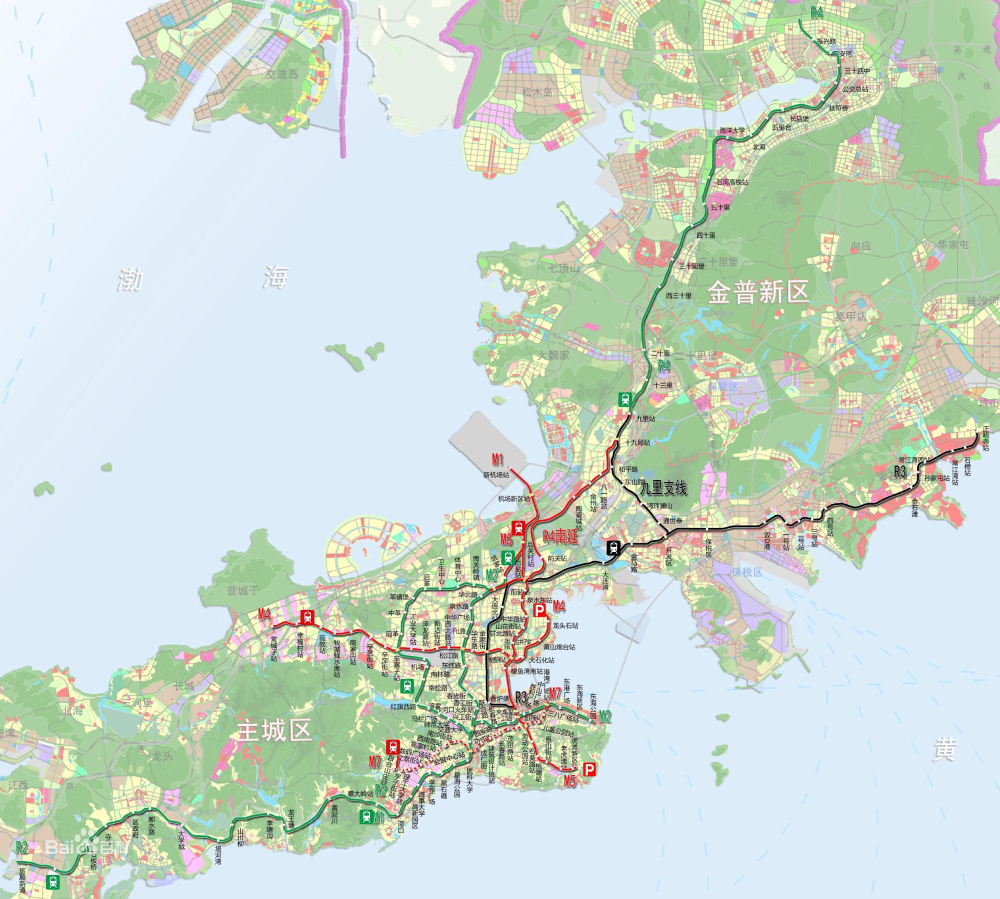 大连市城市轨道交通线网规划