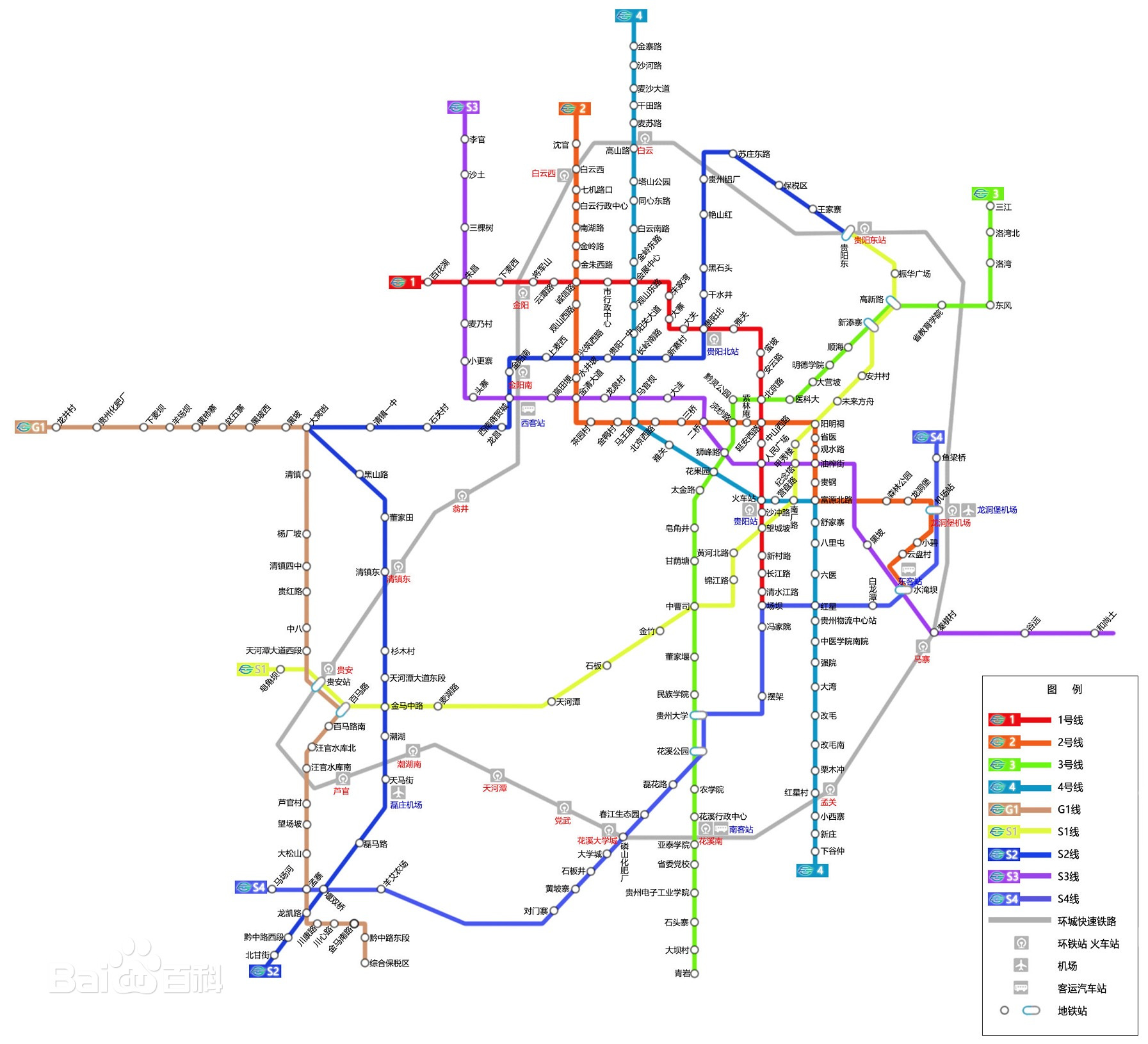 贵阳市城市轨道交通线网规划