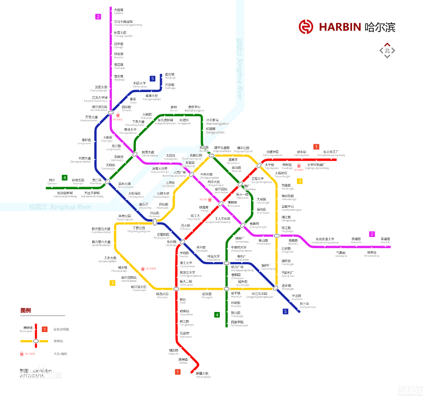 哈尔滨市城市轨道交通近期建设规划